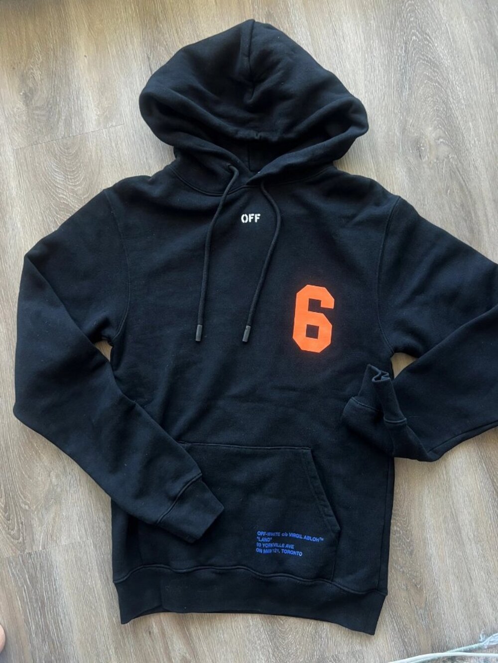 Off-White Toronto 6 Hoodie Black